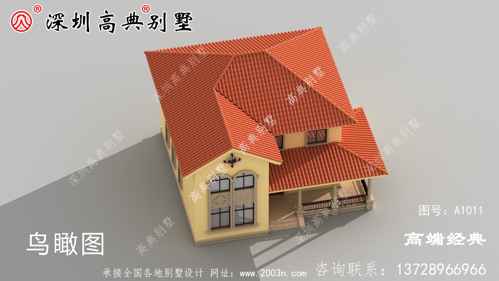 乡村一楼半的房子设计图，既省钱又舒适，可以给父母盖养老房。